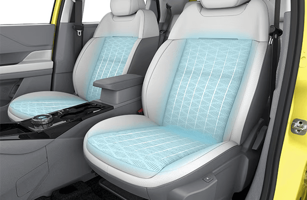 Front Ventilated and Leatherette Seats